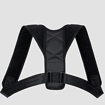 دعامة الظهر لتصحيح وضعية الجسم للجنسين، ودعم الظهر، فيست ضغط، بحمالة كتف قابل للتعديل حزام مزود بمسامات للتهوية لتحسين الوضعية وتخفيف الألم