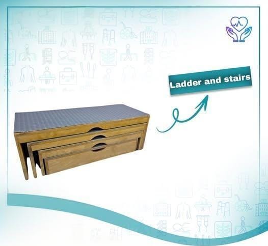 سلم ودرج متداخل للعلاج الطبيعي