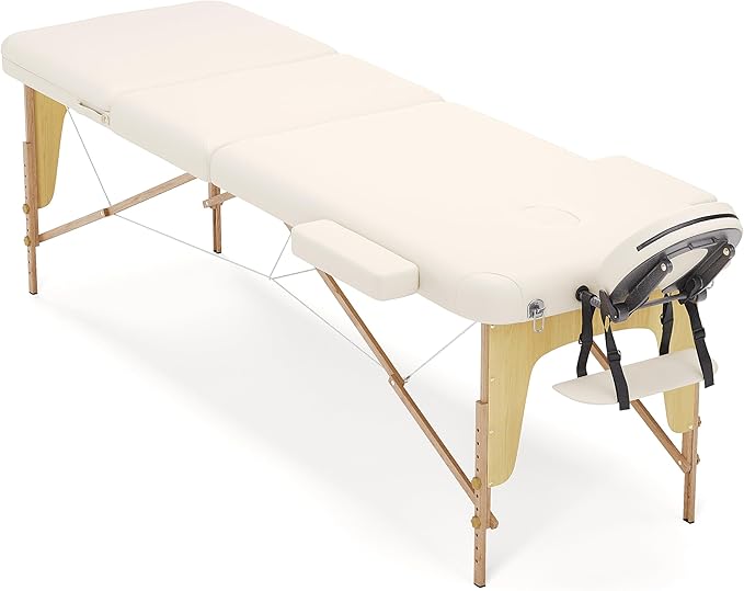 سرير قابل  لتعديل الارتفاع لصالونات التجميل فيزيولين مع حقيبة حمل  محمولة