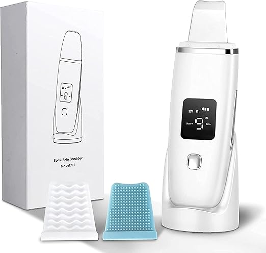 أداة بالموجات فوق الصوتية لتنظيف البشرة وشدها وترطيبها وإزالة الأوساخ والرؤوس السوداء من كونسيبتا، أداة تقشير المسام، علاج لاستخراج الكوميدون (متعددة الألوان)