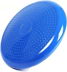 لوح توازن لليوغا وصالة الألعاب الرياضية، وسادة هوائية للتمايل مع مضخة