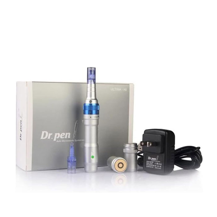 جهاز ديرما بن A6 ثنائي المحرك، قلم الوخز بالإبر الدقيقة لتجديد بشرة الوجه، وإعادة نمو شعر الحواجب، ومكافحة علامات تقدم السن، وعلاج ندبات حب الشباب