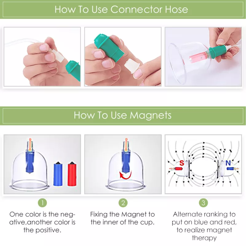High-quality professional cupping suction cup - compatible with all sizes.