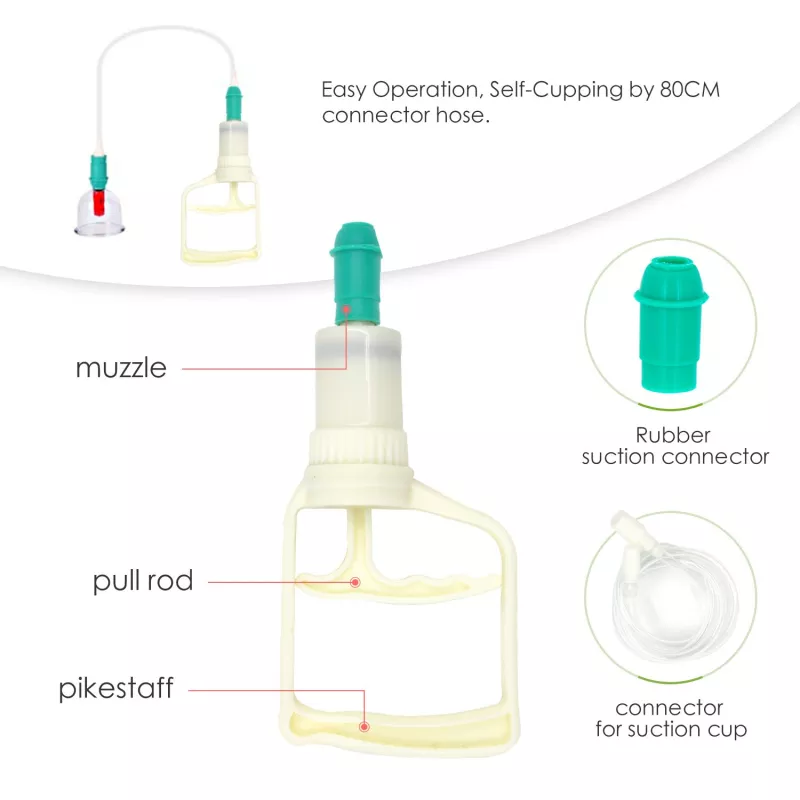 High-quality professional cupping suction cup - compatible with all sizes.