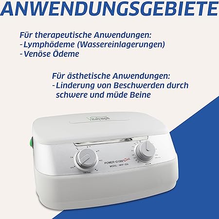 جهاز باور كيو 1000 بلس للتصريف اللمفاوي والعلاج بالضغط المتسلسل