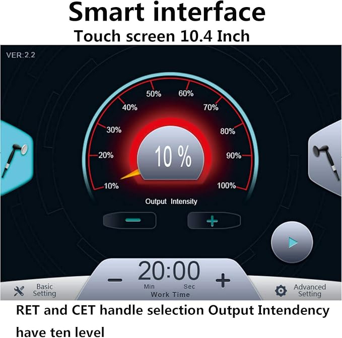 Smart Tecar Wave Therapy System - Professional Radiofrequency Diathermy