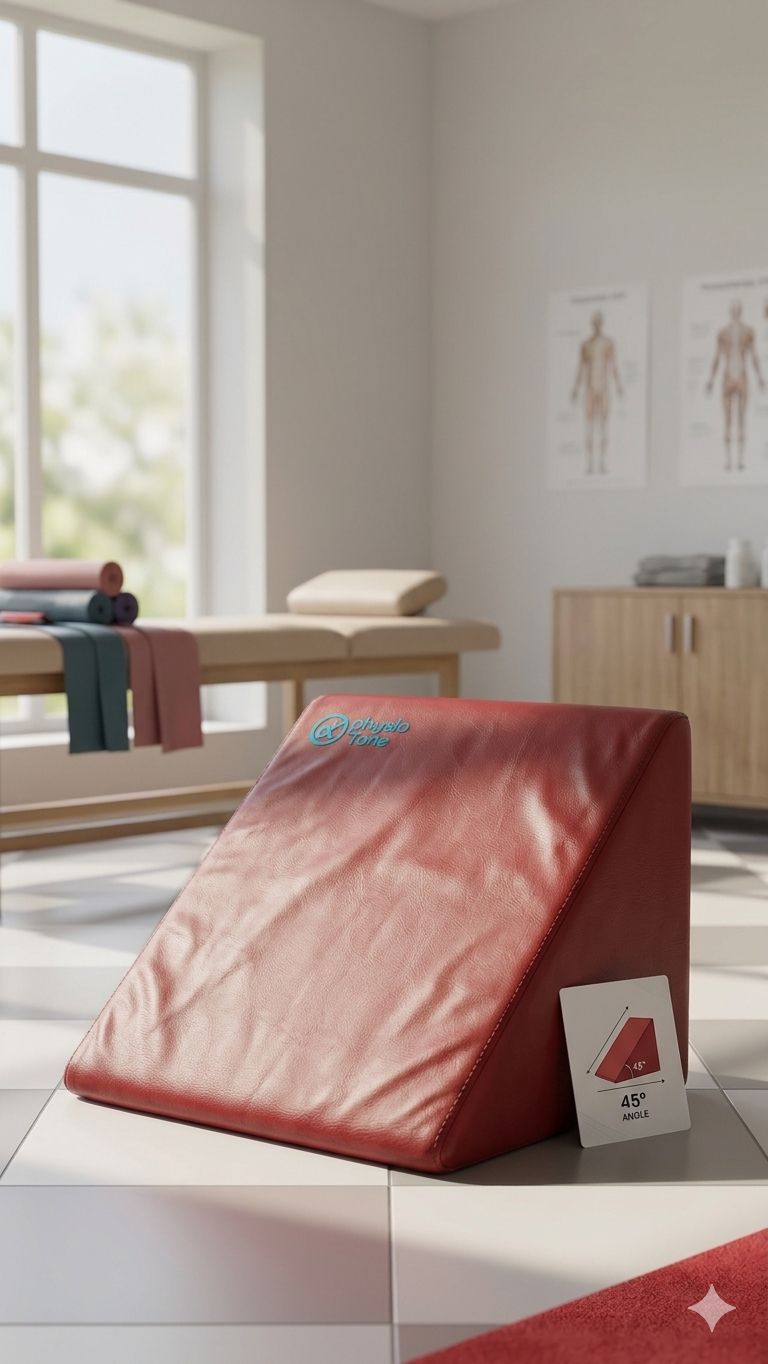 45-Degree Wedge Support for Posture Correction and Rehabilitation Exercises