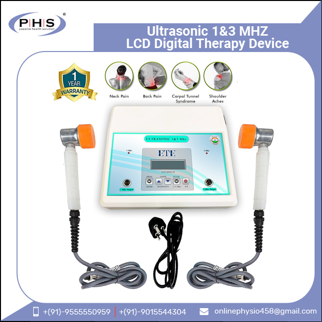 Dual Frequency Ultrasound Therapy Unit (1 MHz & 3 MHz)