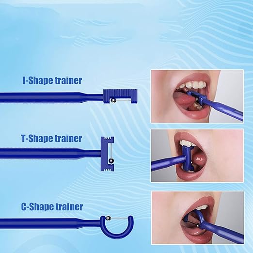 3-Pcs Tongue Tip Lateralization & Elevation Exercise Tool Set