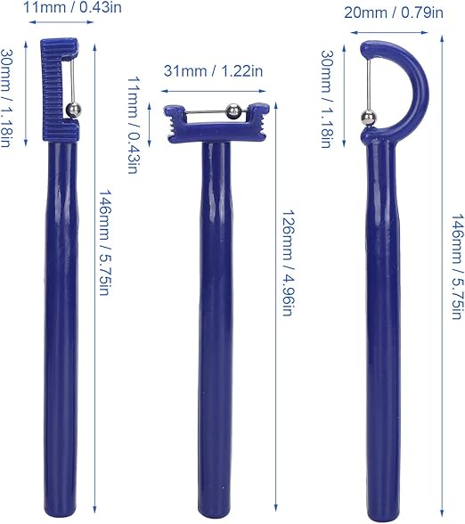 3-Pcs Tongue Tip Lateralization & Elevation Exercise Tool Set