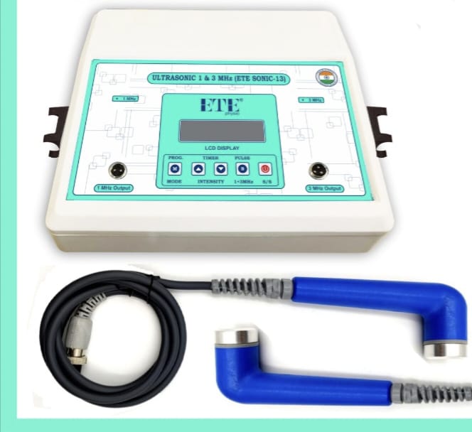 ETE Sonic-13 Dual Frequency Ultrasound Therapy Unit (1 MHz & 3 MHz)