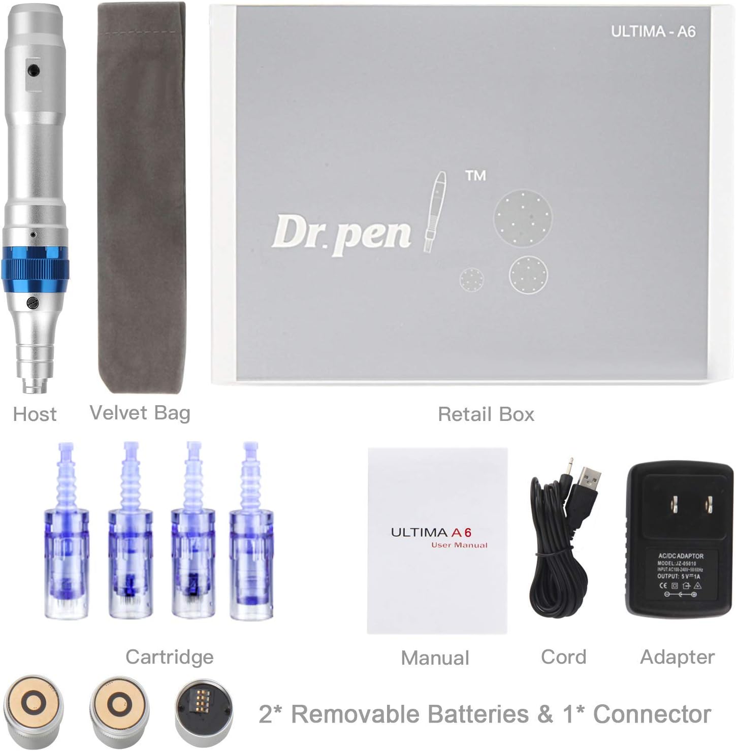 Dr. Pen Ultima-A6 Wireless Microneedling Pen System